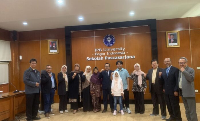 Sidang Promosi Doktor PSL IPB University an. Irfan Ihsani