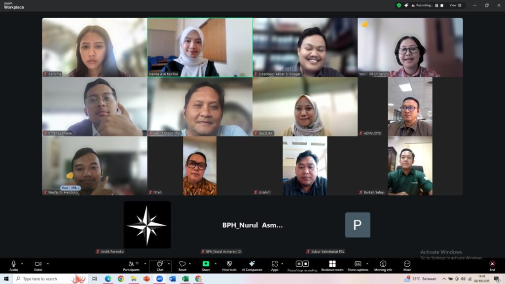 Monev Mahasiswa S2 PSL Angkatan 2022