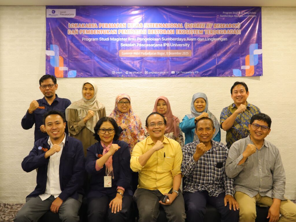 Lokakarya Persiapan Kelas Internasional (Degree by Research) dan Pembentukan Peminatan Restorasi Ekosistem Terdegradasi 